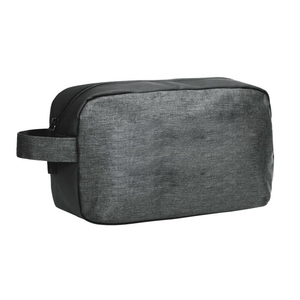 Pochette de toilette de hockey sur glace unisexe écologique personnalisée avec broderie du logo de l'équipe, sac de voyage 100% polyester pour les joueurs de sport - Product Image 1