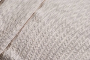 Cubrecama Chevron de Algodón Turco, Beige, 78x94 pulgadas, 100% Algodón - Product Image 3