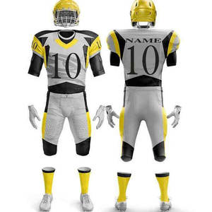 Tissu respirant à séchage rapide uniforme de Sublimation de football américain de formation et de match de conception personnalisée de haute qualité - Product Image 2