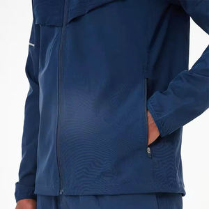 Conjunto Deportivo de 3 Piezas con Chaqueta, Pantalones y Shorts con Cremallera, 100% Nailon, Logotipo Personalizado, Cortavientos Extra Grande para Hombre - Product Image 2