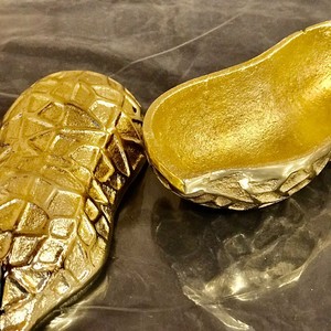 ชุดชามผลไม้แห้ง2ใบชามชามชามอาหารโลหะสีทองสำหรับตกแต่งบ้าน - Product Image 4