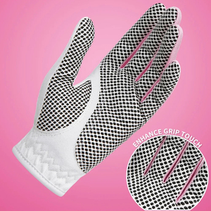 Guantes de golf con logotipo personalizado al por mayor de alta calidad con ajuste duradero y material transpirable al mejor precio con marcador de bola extraíble - Product Image 2