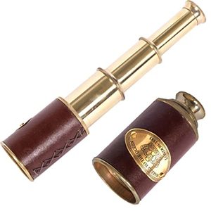 Kính Viễn Vọng Bằng Đồng Sáng Bóng Theo Chủ Đề Đồ Dùng Ngoài Trời Giá Lớn Kính Hiển Vi Nhìn Đêm Kim Loại Màu Trơn Cầm Tay Hợp Thời Trang Hàng Hải - Product Image 5