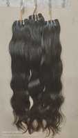 Rambut India Burma Keriting Mentah Laris Manis, Kualitas Tinggi Grade 12A, Double Drawn Virgin, Kutikula Tersusun Rapi, Model Body Wave 8 Inci untuk Hair Weaving