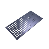 Tôle perforée en aluminium anodisé clair 1060 5005 de 0,5 mm à 3 mm avec AA15 pour écran de ventilation et panneau de plafond acoustique
