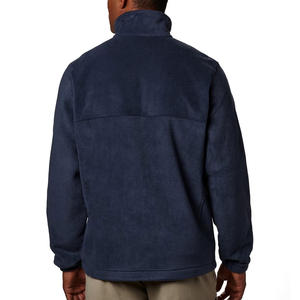 Veste pour homme à prix avantageux, manches longues, service OEM, prix de gros, col montant avec fermeture éclair et poche avant, logo personnalisé - Product Image 2