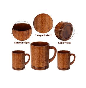 Taza de madera natural para café, té, cerveza, hecha a mano, para beber, utensilio de cocina. - Product Image 1