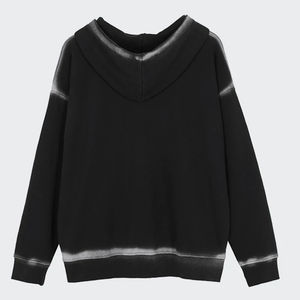 Alta calidad de gran tamaño Vintage lavado pesado francés Terry algodón personalizado Hip Hop Streetwear sudaderas con capucha para hombres - Product Image 3