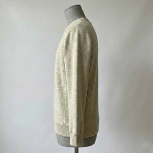 Sudadera de Invierno de Algodón Francés de Alta Calidad, 500 g/m², Tejido Grueso, Cuello Redondo, Color Avena, para Mujer, Premium, Personalizable OEM - Product Image 3