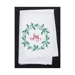 Cilantro bordado toalla de té hecha a mano microfibra antiadherente cocina limpieza vajilla poliéster hogar boda - Product Image 4