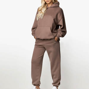 Ensemble de survêtement 2 pièces pour femme en coton avec fermeture éclair – Collection 2026 - Product Image 1