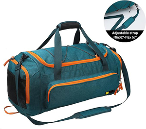 Venta caliente Color personalizado PVC Sport Duffle Backpack All-Weather Bolsillos ajustables Youth Basketball Training Travel Bag Custom - Product Image 2