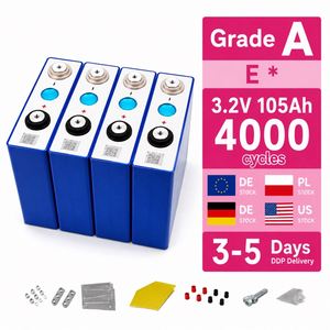 105Ah LiFePO4 Pil LF105 A Sınıfı 3.2V Prizmatik Hücre 100Ah/105Ah Lityum Demir Fosfat Pil Enerji Depolama Sistemi için - Product Image 1