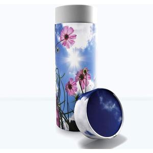Urne humaine imprimée de fleurs biodégradables cercueil funéraire de rivière d'eau extérieure cendres de crémation cercueil urnes de crémation - Product Image 5