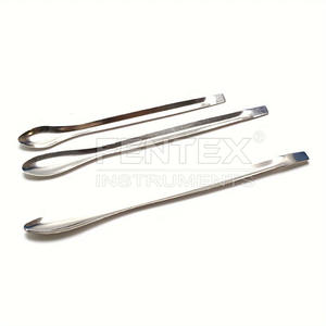Juego de 3 Espátulas y Cucharas de Laboratorio de Acero Inoxidable Personalizables para Mezclar, Muestrear, Llenar Cápsulas y Pastillas - Product Image 1