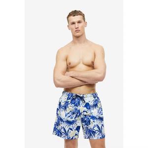 กางเกงขาสั้นรัดเอวกลางของผู้ชายลำลองผ้าฝ้าย100% ระบายอากาศแห้งเร็วผ้าถักแฟชั่นแบบถักลายพื้น - Product Image 2