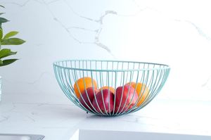 Panier en fil métallique pour bol à fruits, vente en gros, quantité en vrac, conception personnalisée, Acceptable, mariage, maison, hôtel, Usage cuisine - Product Image 2