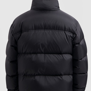 Veste d'hiver matelassée pour homme de haute qualité, style streetwear personnalisé en usine, col montant, manteau chaud rembourré avec capuche, livraison DDP - Product Image 5