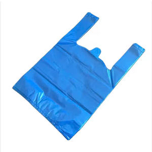 Meilleure vente sac à provisions Hdpe Ldpe plastique biodégradable chemise quantité t-shirt sac poignée sac en plastique - Product Image 5