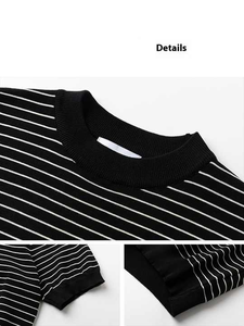 T-shirt respirant en jersey de haute qualité pour hommes à la mode avec col rond et coupe ample imprimé à carreaux à manches courtes nouveau design - Product Image 5