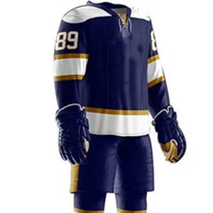 Último uniforme de hockey sobre hielo impreso por sublimación/uniformes de hockey sobre hielo cómodos y transpirables - Product Image 4