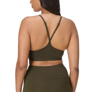 Venta al por mayor de alta calidad de alto impacto Sujetador deportivo sin costuras Fitness Gym Bra Custom Made Activewear Top Cómodo Sujetador de yoga para las mujeres - Product Image 3