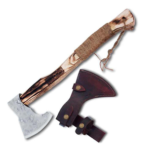 Hacha vikinga hecha a mano Hachas vikingas forjadas a mano personalizadas con mango de madera - Product Image 1