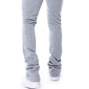 Pantalon de jogging décontracté pour homme en polyester/coton léger, avec logo personnalisé, taille élastique, vente en gros OEM - Product Image 2