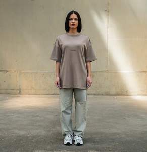 Sweat à capuche lourd pour hommes Streetwear Graphic Vintage Oversized Print Plus Size Heavyweight Cotton T-shirts pour hommes - Product Image 4