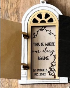 Décorations de l'arbre de Noël Cheer Top Beaux arbres de Noël en bois - Product Image 4