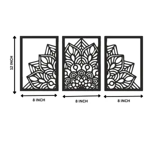 Mandala rond en métal de la meilleure qualité pour la décoration de salon disponible à la quantité en vrac - Product Image 3