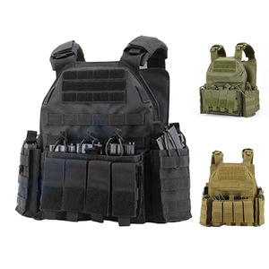 Nouveaux produits explosifs Porte-plaque de gilet tactique multifonction à dégagement rapide avec poches à plaques dures et chargeur - Product Image 1