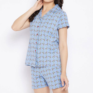 Ensemble de shorts pour femmes au design unique, best-seller, longueur genou, été, confortable, respirant, léger, 100% coton - Product Image 2