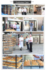 Promotionele Oem Lage Prijs 1 Zak Gas Gemaakt Groot Brood Pakistan Pizza Croissant Bakmachine 32-Lade Roterende Oven Voor <span class=keywords><strong>Rush</strong></span> Biscuit - Product Image 6