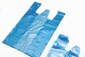 Bolsas de comestibles de plástico transparente PE Bolsas de agradecimiento de supermercado reutilizables para negocios - Product Image 3