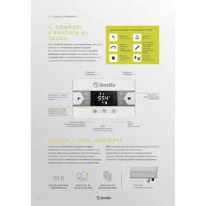 Caldera de Condensación de Gas LP Beretta BLR 25C Clase A de 25 kW CSI ErP para Calefacción Doméstica - Product Image 3