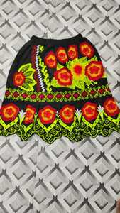 Pohnpei กระโปรงแมกซี่ปักลำลองเอวยางยืด100% ผ้าโพลีเอสเตอร์ - Product Image 3