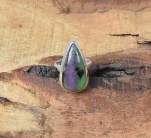 Bijou tendance pour homme en argent 925 plaqué or massif avec zoisite rubis, idéal pour mariage et soirée, cadeau - Product Image 3