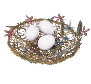 Canasta de Huevos de Hierro Artificial Hecha a Mano, Nido de Pájaro, Decoración del Hogar, Accesorios de Fotografía, Personalización, Regalo al por Mayor de Fábrica para Bodas - Product Image 1