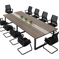 Muebles de oficina, juego de escritorio, sala de conferencias, mesa de reuniones, mesas de conferencias modernas