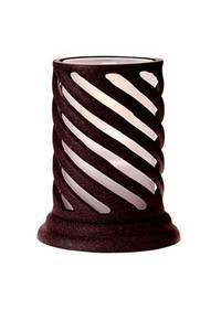 Candelabro Moderno de Hierro Forjado Negro con Pantalla de Vidrio Esmerilado, Diseño de Hojas de Vid, Portavelas de Mesa para el Hogar - Product Image 2
