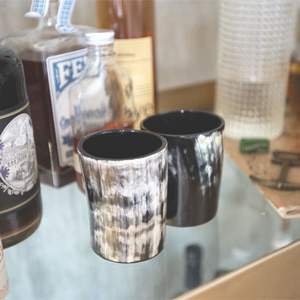 Copa de Cuerno de Buey Pulida, Vaso Vikingo para Beber Hidromiel, Productos Naturales y Orgánicos - Product Image 2