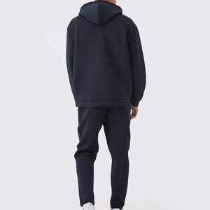 Survêtements pour hommes de haute qualité 100% coton, vêtements de sport en molleton personnalisés, jogging uni, survêtement surdimensionné - Product Image 2