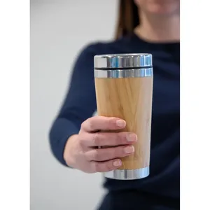 Tazza da 450ml in bambù sostenibile per bevande - Mug promozionale - Product Image 3