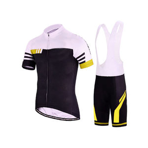 Mignon conception meilleur vêtements de sport à manches courtes cyclisme costume VTT cyclisme uniforme confortable bavoirs cyclisme uniforme - Product Image 4