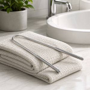 ที่ทำความสะอาดลิ้นรูปตัวยูสองด้าน Divris Copper เพื่อสุขอนามัยในช่องปาก - Product Image 4