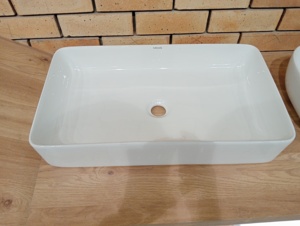 Lavabo cuadrado de diseño moderno Crysta, lavabo de mesa versátil para el hogar, apartamento, Hotel, escuela, Hospital, Villa, fácil de limpiar - Product Image 2