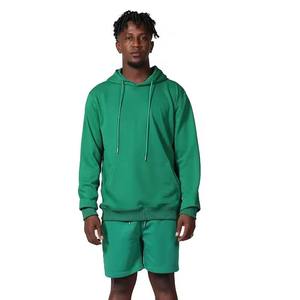 ชุดกีฬาสองชิ้นมีฮู้ดสำหรับผู้ชายชุดกีฬาสไตล์สตรีทสูทออกแบบได้ตามต้องการ - Product Image 4