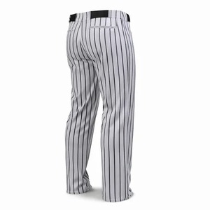 Pantalon de baseball gris uni personnalisé, sublimation intégrale, OEM ODM, uniforme d'équipe sportive, 100% polyester, protection UV, séchage rapide - Product Image 4