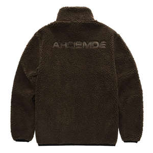 Veste en toile polaire pour la randonnée hivernale en plein air pour hommes, fermeture éclair à capuche, épaisse, chaude, respirante, logo frontal, haute qualité - Product Image 5